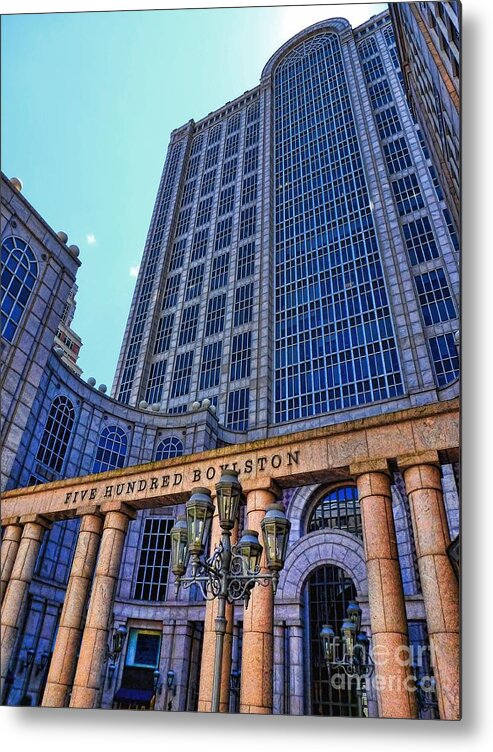 Julia Springer Metal Print featuring the photograph Five Hundred Boylston - Boston Architecture by Julia Springer