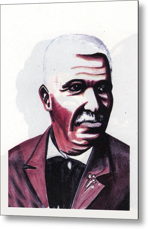Georges Washington Carver Metal Print featuring the painting Georges Washington Carver by Emmanuel Baliyanga