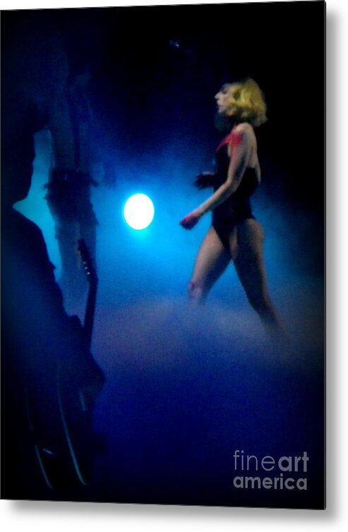 Lady Gaga Metal Print featuring the photograph Lady Gaga3 by Anjanette Douglas