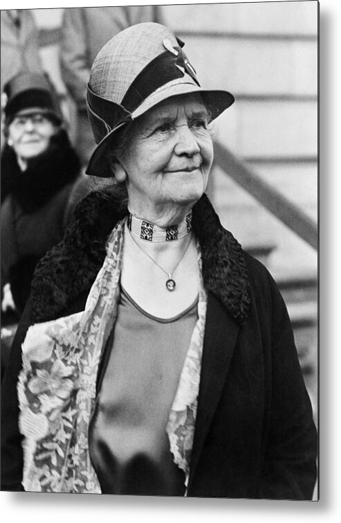 Historical Metal Print featuring the photograph Lucy Peabody President Of The Womens by Everett