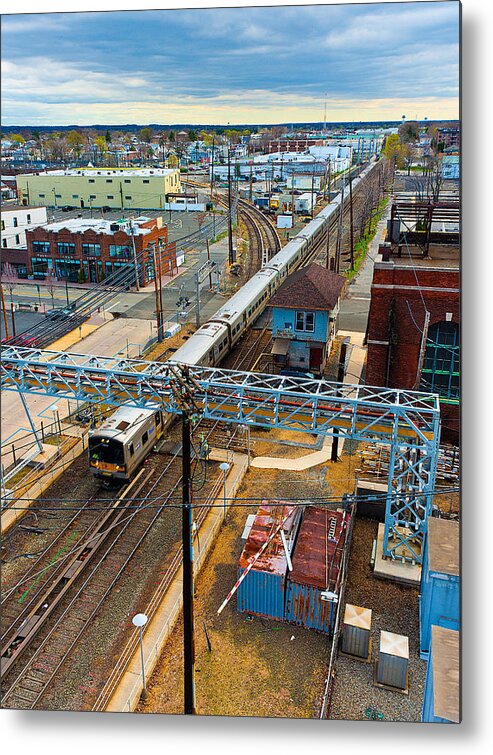 Mineola Metal Print featuring the photograph Mineola LIRR by Steve Zimic