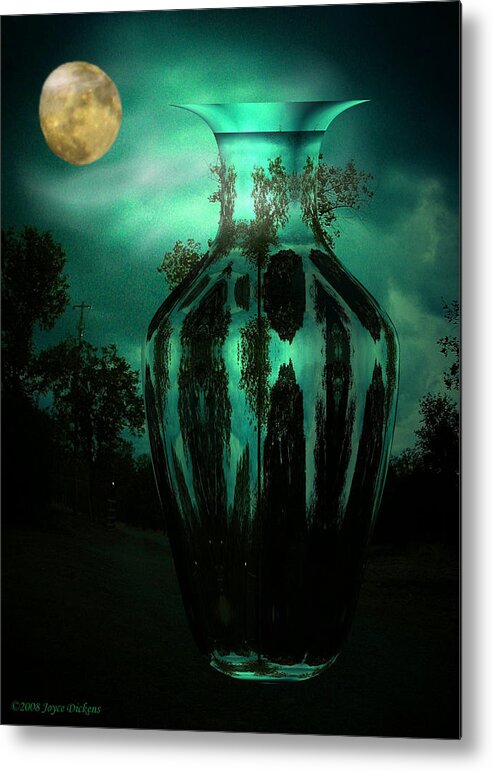 Moon Metal Print featuring the photograph Moonglow by Joyce Dickens