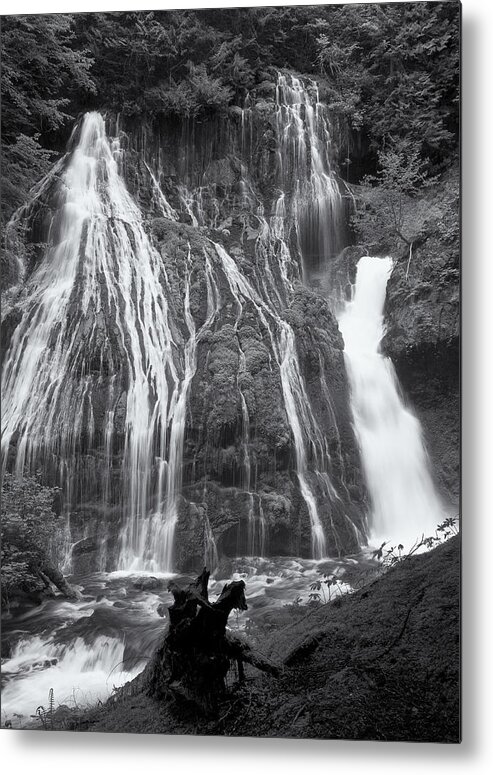 Waterfall Metal Print featuring the photograph Panther Creek Falls 2 by Jon Ares