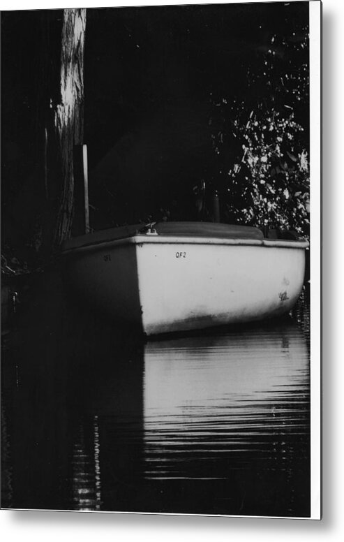 Boat Metal Print featuring the photograph Reflections On Water by Terry Beecher