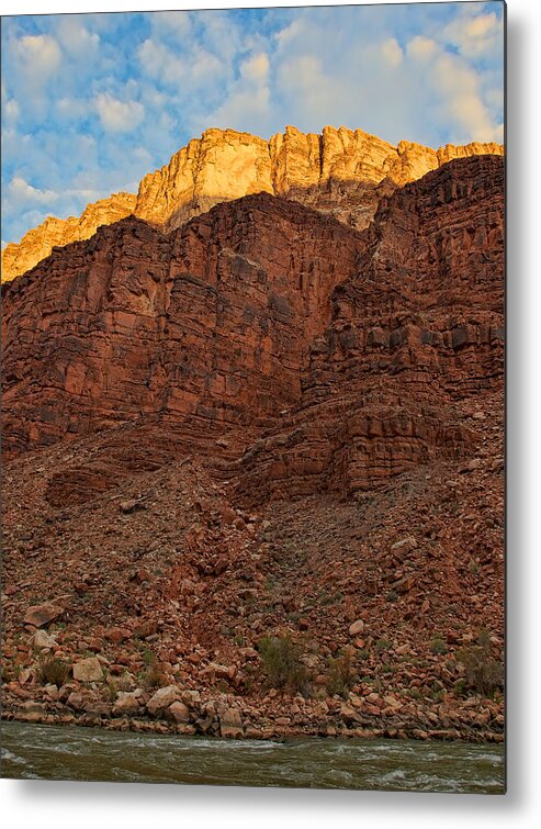 Grand Canyon Metal Print featuring the photograph Rim Gold by Britt Runyon