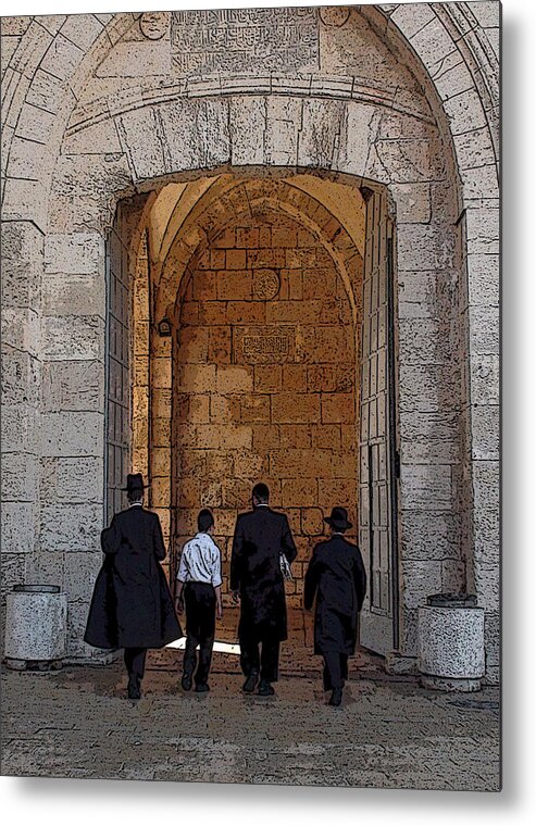 People Metal Print featuring the photograph The Faces of Israel 2 by Brooke Lyman