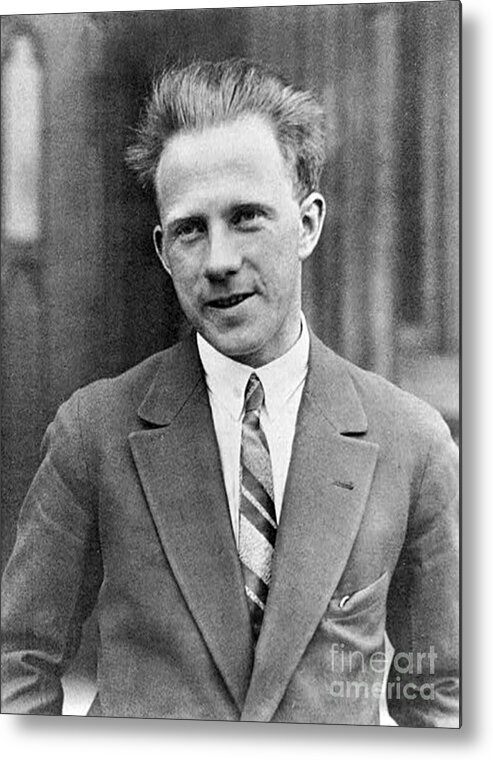 Science Metal Print featuring the photograph Werner Heisenberg, German Theoretical by Science Source