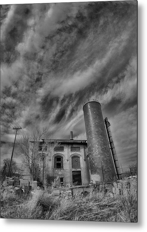 Abandoned Metal Print featuring the photograph Abandoned #1 by Elin Skov Vaeth