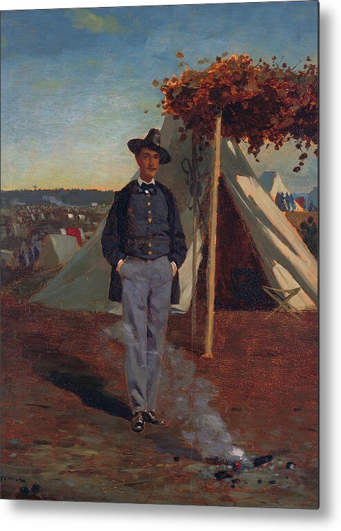 Winslow Homer Metal Print featuring the painting Albert Post by Winslow Homer