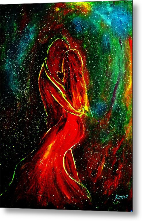 Dance Metal Print featuring the mixed media And They Danced by Robin Monroe