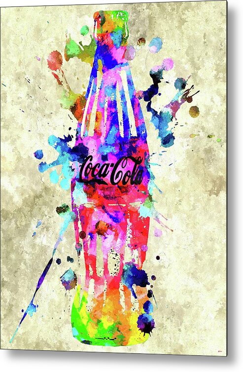 Coca Cola Metal Print featuring the mixed media Coca Cola #1 by Daniel Janda