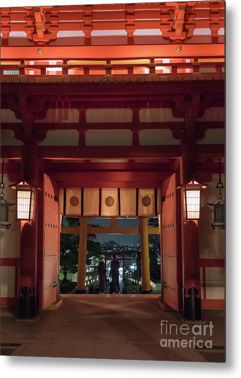 Shinto Metal Print featuring the photograph Fushimi Inari Taisha, Kyoto Japan by Perry Rodriguez
