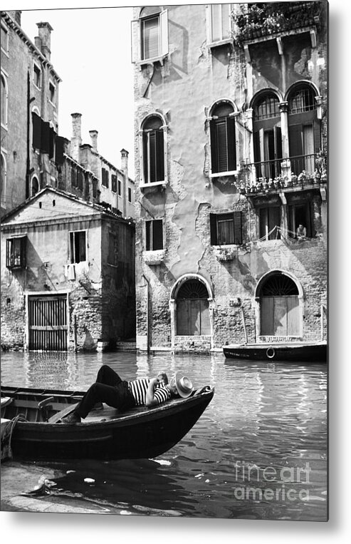 1969 Metal Print featuring the photograph Venice Canal, 1969 #1 by Granger