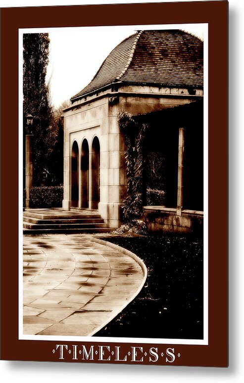 Gazebo Metal Print featuring the digital art Aged By Time by JGracey Stinson