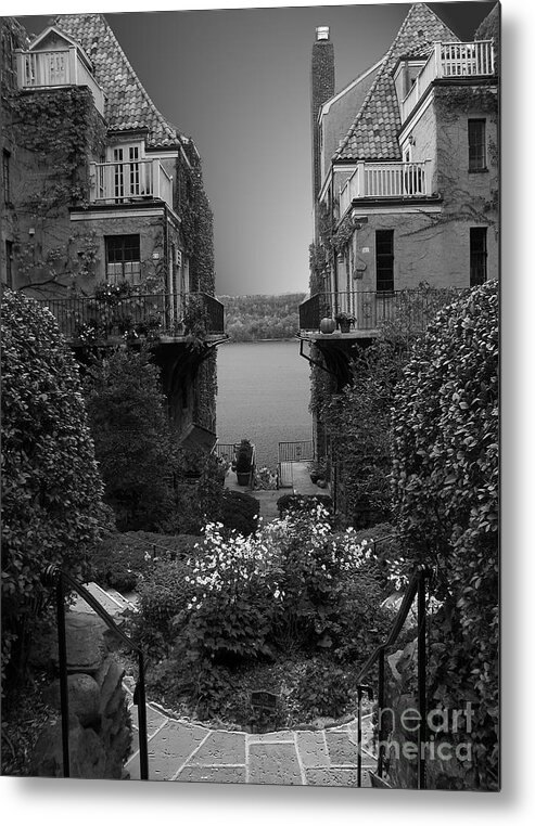 Hudson Historic Homes Metal Print featuring the photograph Ataraxia by Amaryllis Leon