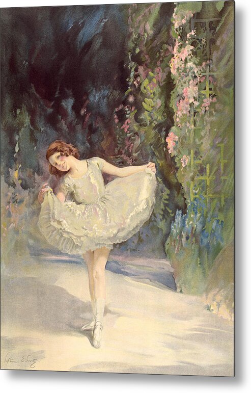 Ballet Metal Print featuring the painting Ballet by Septimus Edwin Scott