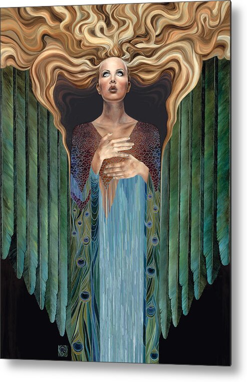 Goddess Metal Print featuring the painting Believer by Ragen Mendenhall