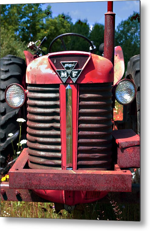 Tractor Metal Print featuring the photograph Big M - F by Bob Johnson