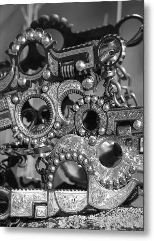 Tack Metal Print featuring the photograph Bits by Diane Bohna