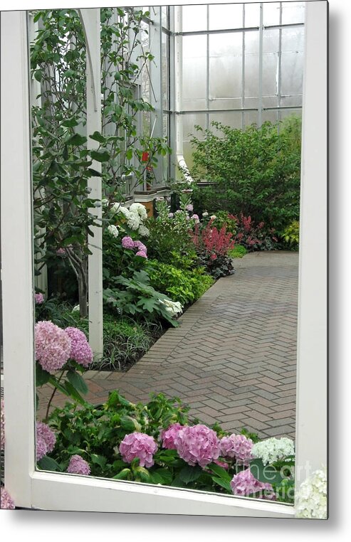 Conservatory Metal Print featuring the photograph Blooming Conservatory by Ann Horn