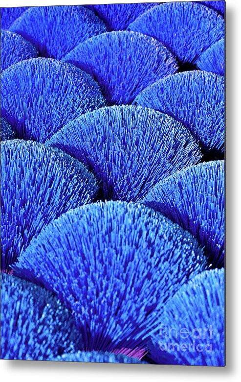 Blue Sound Of Asia Metal Print featuring the photograph Blue Asia Sound by Silva Wischeropp