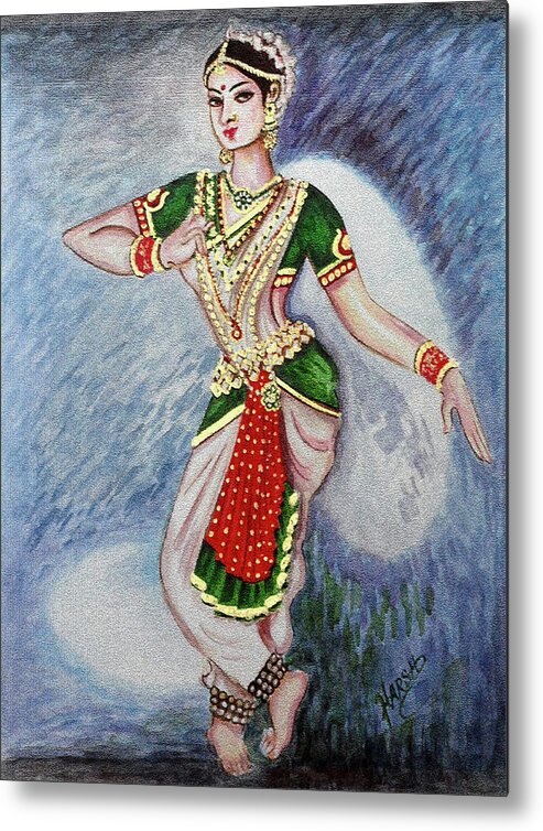 Dance Metal Print featuring the painting Dance 2 by Harsh Malik