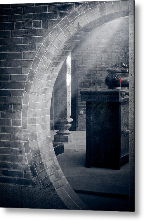 Loriental Metal Print featuring the photograph Divine Light by Loriental Photography