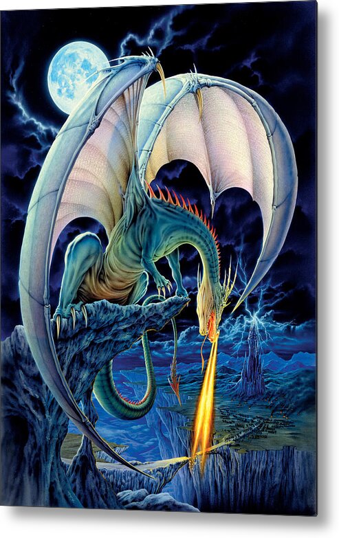 Dragon Metal Print featuring the photograph Dragon Causeway by MGL Meiklejohn Graphics Licensing