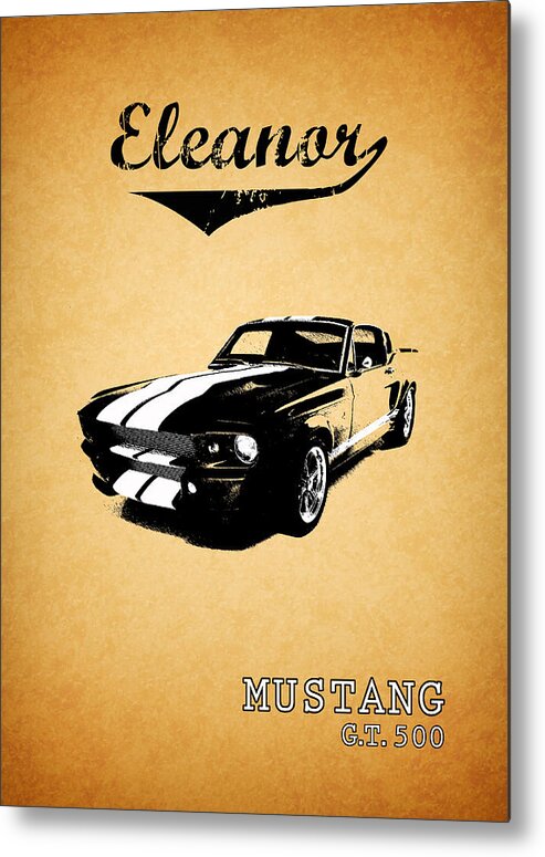 Ford Mustang Metal Print featuring the photograph Eleanor by Mark Rogan