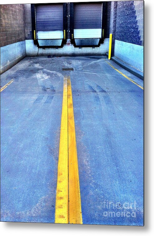 Freight Metal Print featuring the photograph Empty Warehouse Loading Dock by Bryan Mullennix