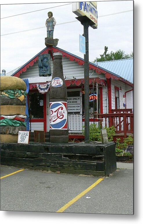 Pepsi Metal Print featuring the photograph Fat Smitty's by Pamela Patch