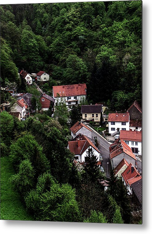 German Ramstein Village Metal Print featuring the photograph German Village by William Kimble