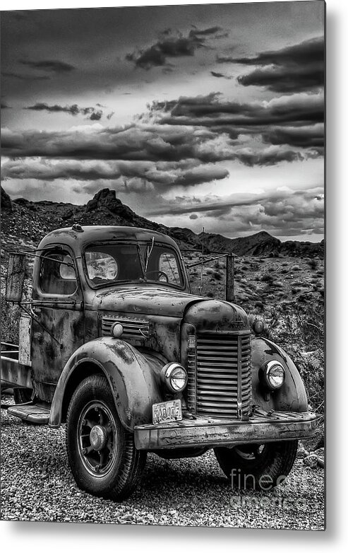 Old Metal Print featuring the photograph Grandpa's Ride by Eddie Yerkish