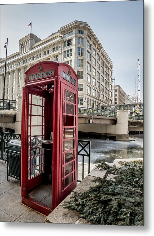 Milwaukee Downtown Metal Print featuring the photograph I've Got Your Number by Kristine Hinrichs