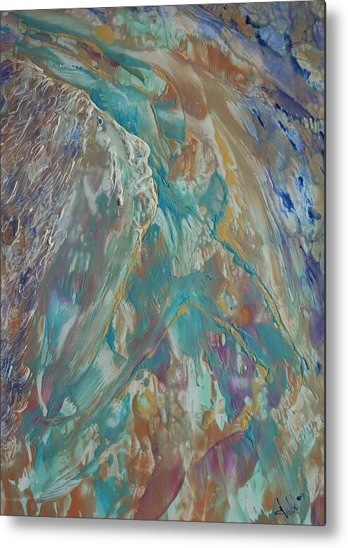 Alzheimer Metal Print featuring the painting Just Imagine by Heather Hennick