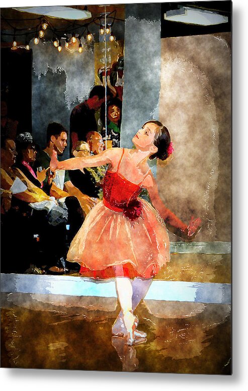 Child Metal Print featuring the photograph Lovely Ballerina by Lori Seaman
