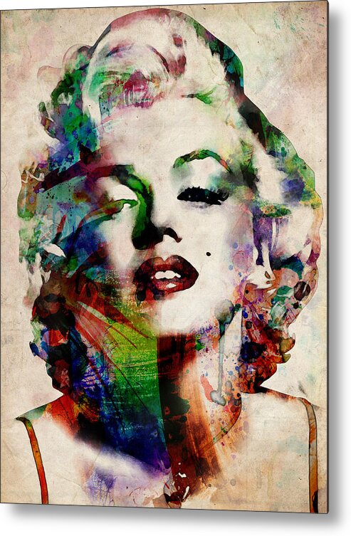 Marilyn Monroe Metal Print featuring the digital art Marilyn by Michael Tompsett