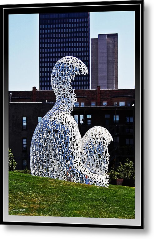 Nomade Metal Print featuring the photograph Nomade in Des Moines by Farol Tomson