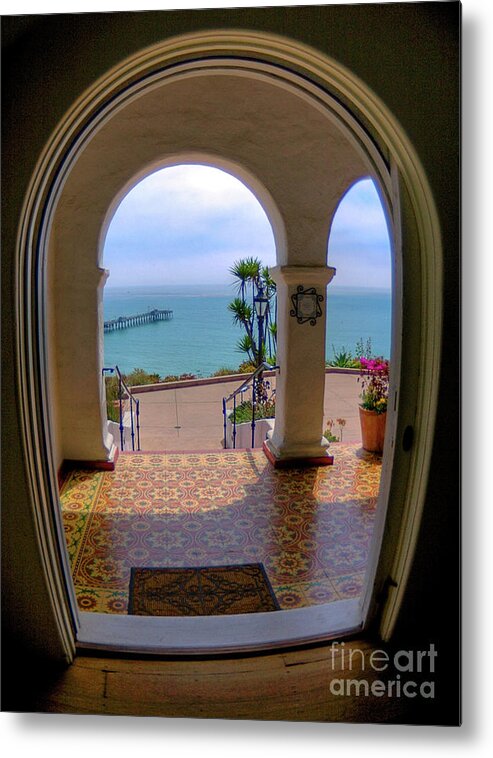 Blur Metal Print featuring the photograph Ocean View by Kim Michaels