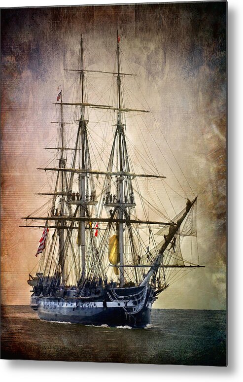 Uss Constitution Metal Print featuring the photograph Old Ironsides by Fred LeBlanc