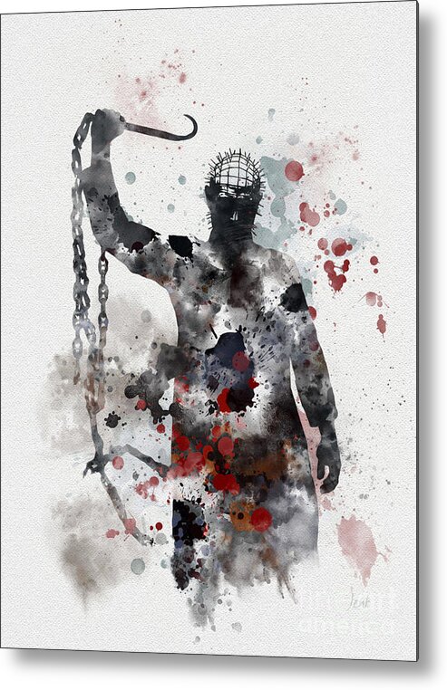 Pinhead Metal Print featuring the mixed media Pinhead by My Inspiration