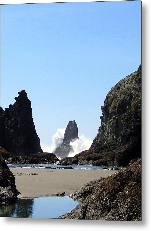 Wave Metal Print featuring the photograph Powerful Sea by Will Borden