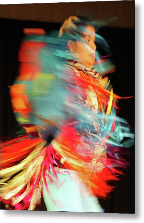Indian Metal Print featuring the photograph Rhythm Of Dance by Joy Tudor