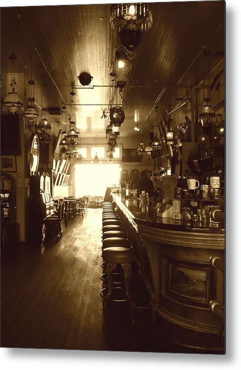 Saloon Metal Print featuring the photograph Saloon by Lori Seaman