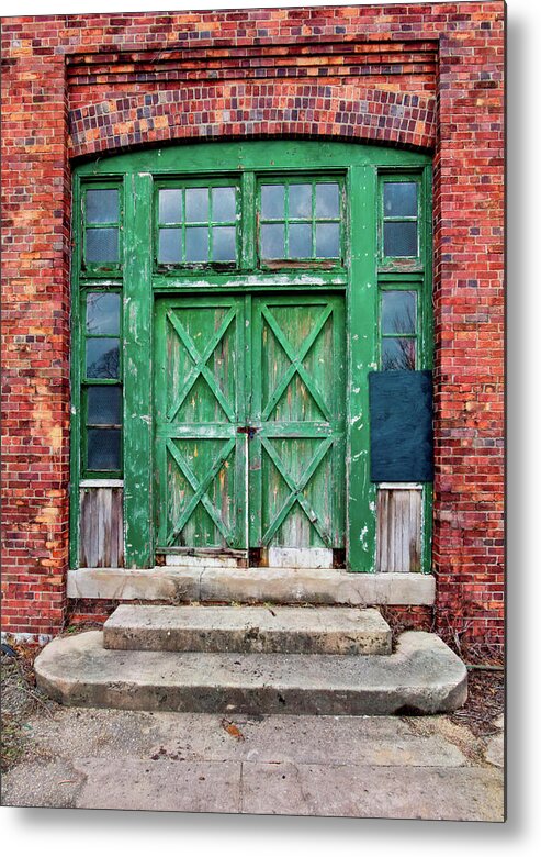 Sandy Hook Metal Print featuring the photograph Sandy Hook Carpenters Shop Entrance by Gary Slawsky