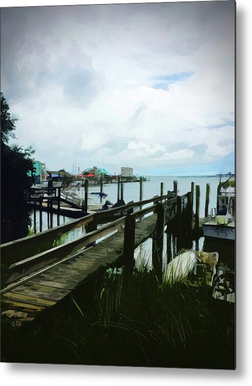 Southport Metal Print featuring the digital art Saturday Morning by Gina Harrison