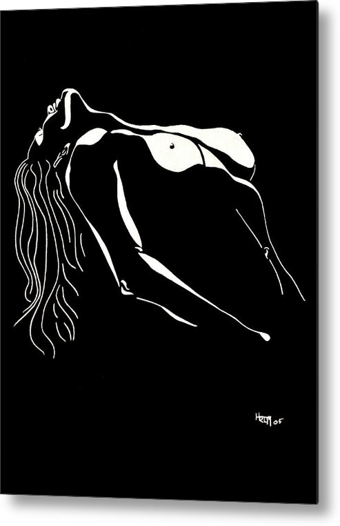  Sex Photographs Metal Print featuring the drawing Seduced by Mayhem Mediums