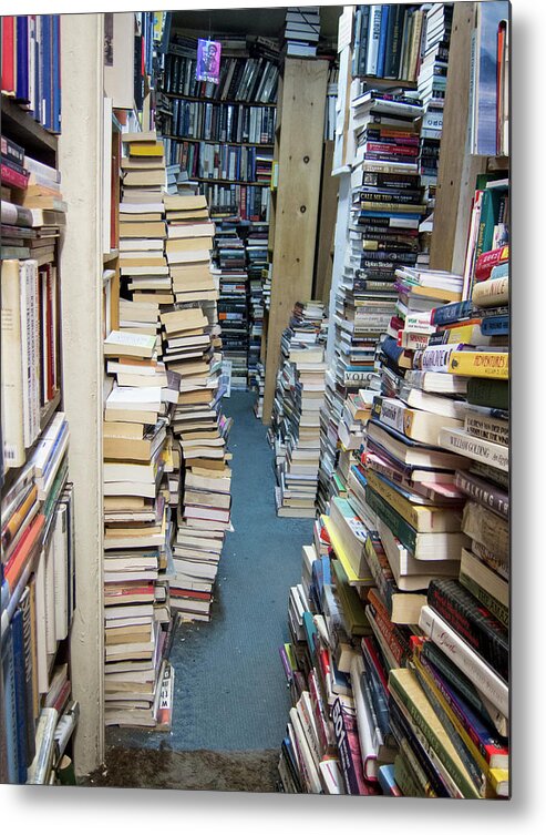Book Metal Print featuring the photograph So Many Books by Mary Lee Dereske