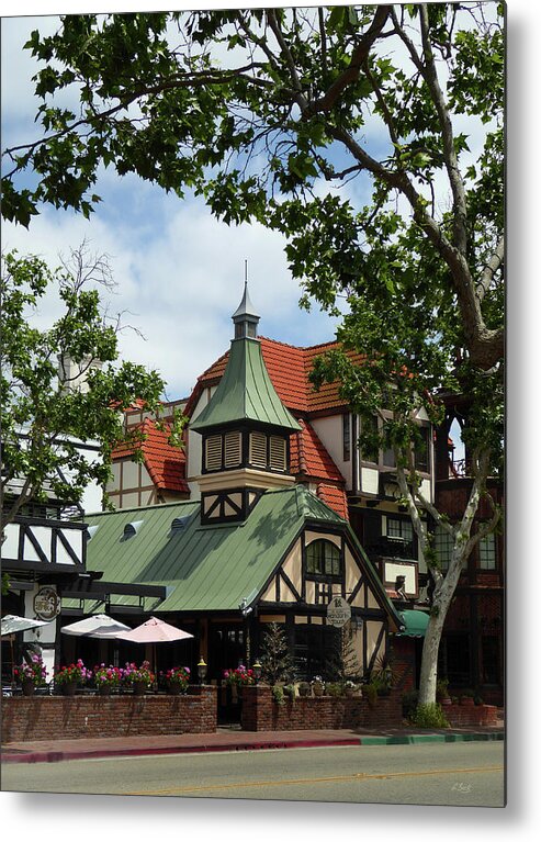 Solvang Metal Print featuring the photograph Solvang Street Scene by Gordon Beck