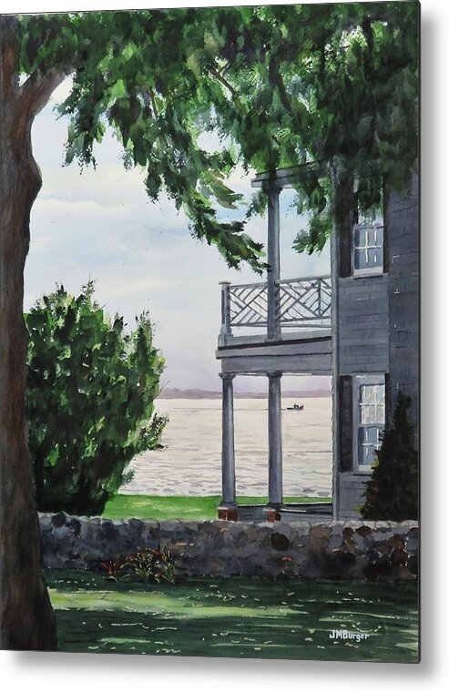 Long Island Metal Print featuring the painting Sound View at Black Point by Joseph Burger